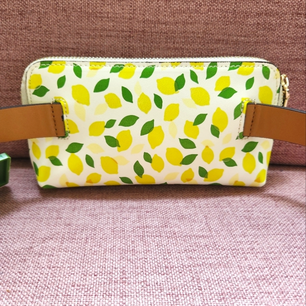 🍀 NWT! - Kate Spade Lemon Drop Crossbody Belt Bag - Picture 7 of 11